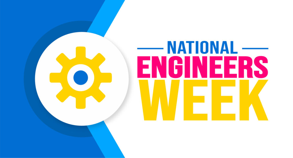 Colorful graphic for National Engineers Week